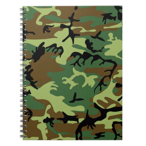 Camouflage Spiral Notebook