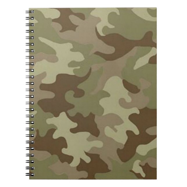 Camouflage Spiral Notebook (Front)
