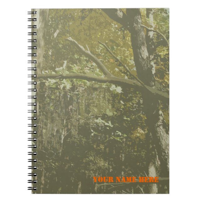 Camouflage Spiral Notebook (Front)