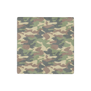 camouflage stone magnet
