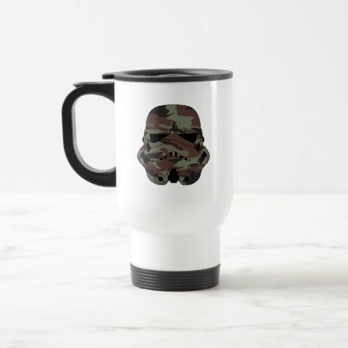 Camouflage Stormtrooper Helmet Travel Mug