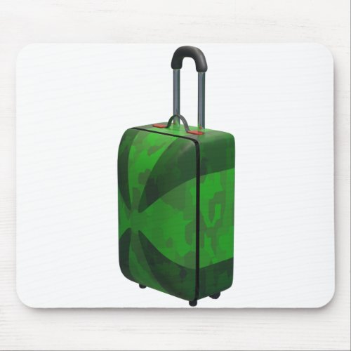 Camouflage Suitcase Mouse Pad