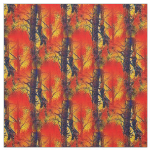 Camouflage Sunset Fabric
