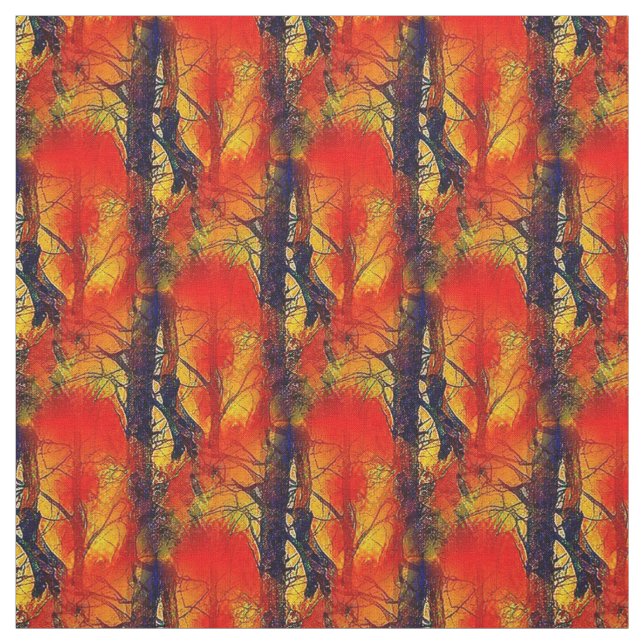 Camouflage Sunset Fabric (Swatch)