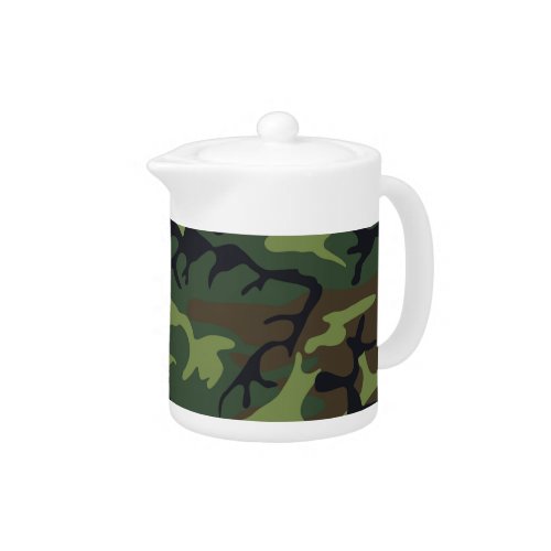 Camouflage Teapot