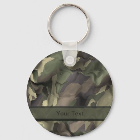 Camouflage Template Keychain