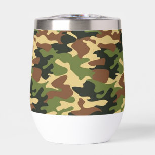 camouflage thermal wine tumbler