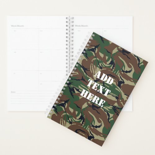 Camouflage Tiger Stripe Forest Military Pattern Planner