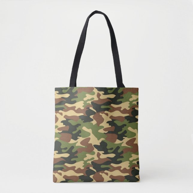 camouflage tote bag (Front)