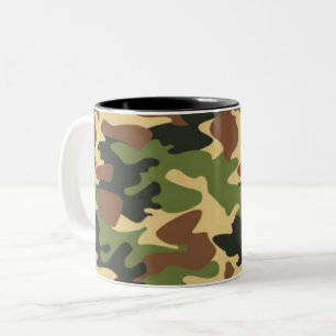 camouflage Two-Tone coffee mug