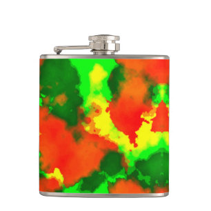 Camouflage Vinyl Wrapped Flask