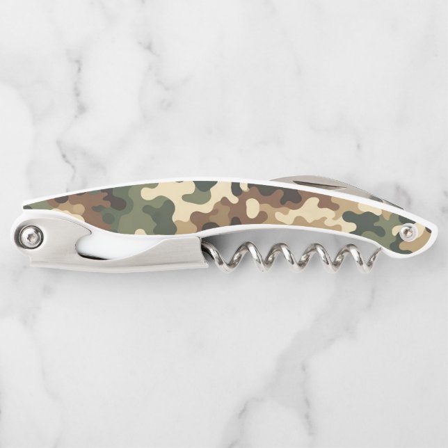 Camouflage Waiter's Corkscrew (Front)
