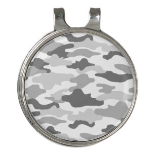 CAMOUFLAGE (WHITE) KEY HOLDER GOLF HAT CLIP
