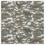 Camouflage with Animals hidden  Fabric