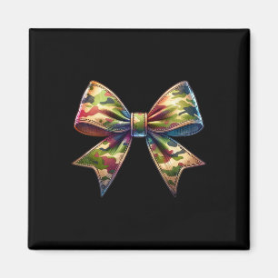 Camouflage Womens Coquette Bow Camo Bow Hunting Magnet