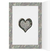 Camouflage Woodland Forest Heart on Camo (Inside (Left))