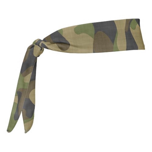 Camouflage Workout Gear Tie Headband