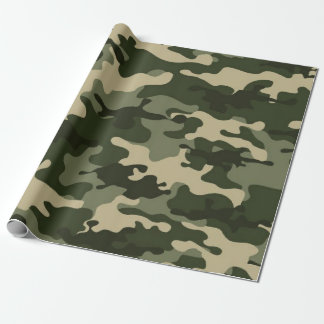 camouflage wrapping paper