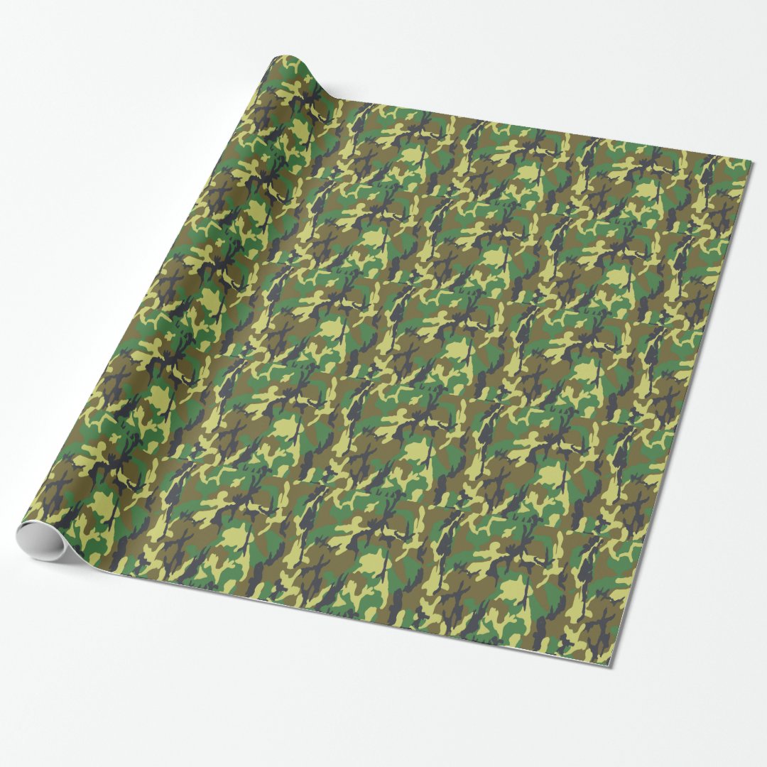 Camouflage Wrapping Paper | Zazzle