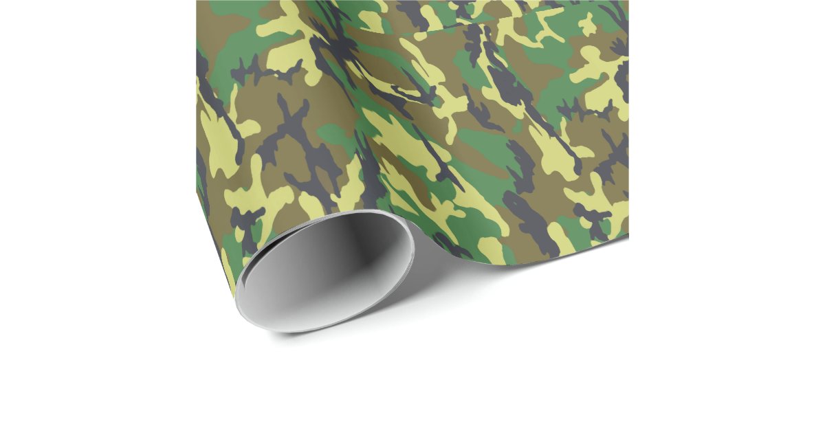 Camouflage Wrapping Paper Zazzle