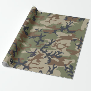 Camouflage Wrapping Paper
