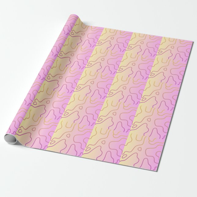 camouflage wrapping paper (Unrolled)