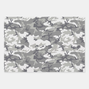 Camouflage wrapping paper, Urban Camouflage Wrap Paper Sheets