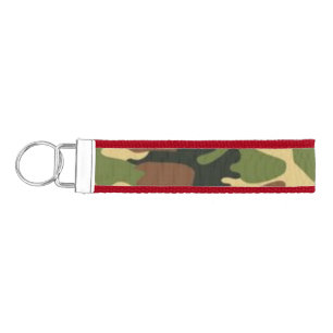 camouflage wrist keychain
