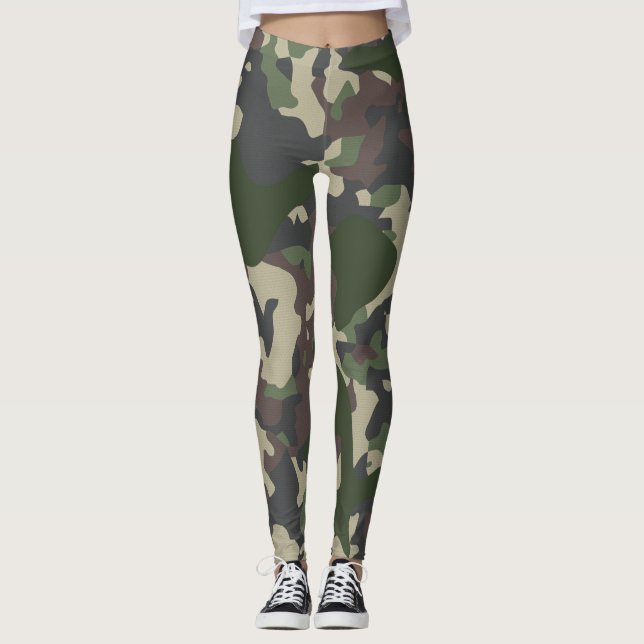 Camouflage X Leggings (Front)