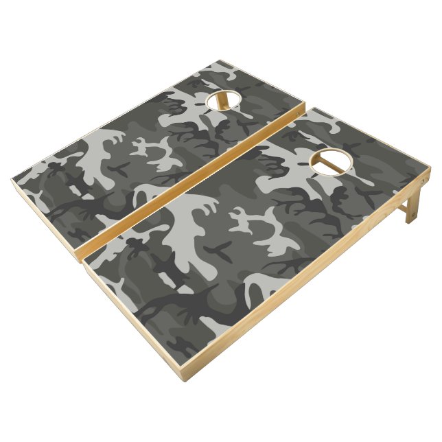Camouflage-| Zazzle_Growshop. Cornhole Set (Angled)