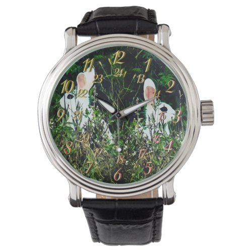 Camouflaged Look Animal Rabbit Watch