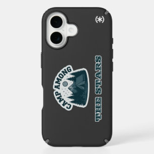 Camp Among The Stars Vintage Outdoor Camping & Nat iPhone 16 Case