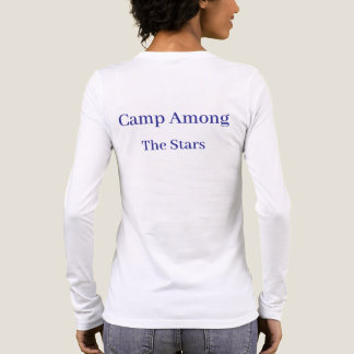 Camp Among The Stars Vintage Outdoor Camping & Nat Tri-Blend Shirt