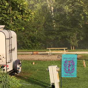 Camp and Explore Personalized Camping Flag