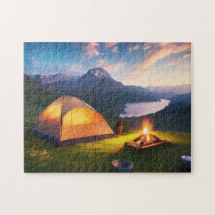 Camp Art Quiet Campsite 2 Photo Puzzles Internet