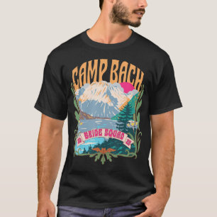 Camp Bach 2025 Bride Squad Retro Camping Bachelore T-Shirt