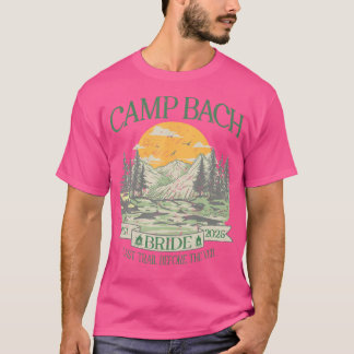 Camp Bach Bride Retro Camping Bachelorette Party 2 T-Shirt