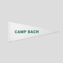 Camp Bach Camping Theme Bachelorette Decor Pennant Flag