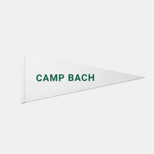 Camp Bach Camping Theme Bachelorette Decor Pennant Flag