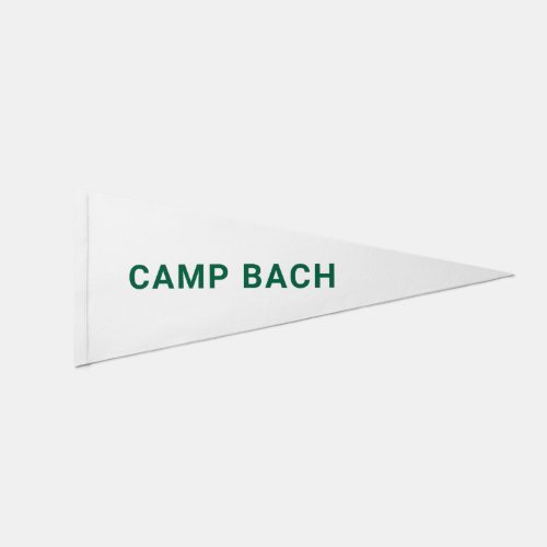 Camp Bach Camping Theme Bachelorette Decor Pennant Flag