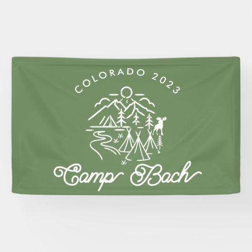 Camp Bachelorette Banner Backdrop Banner