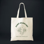 Camp Bachelorette Bride Tribe Survival Kit Tote Bag<br><div class="desc">A must-have for your bride tribe in the wild! This camp-inspired tote bag can be packed with essentials for a weekend of adventure,  laughter,  and lakeside lounging. From bug spray to bubbly,  it’s the perfect companion for surviving—and thriving—on the last trail before the veil.</div>