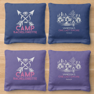 Camp Bachelorette Cornhole Bags