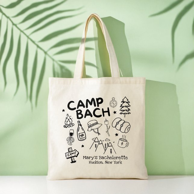 Camp Bachelorette Custom Bachelorette Tote Bag (Creator Uploaded)