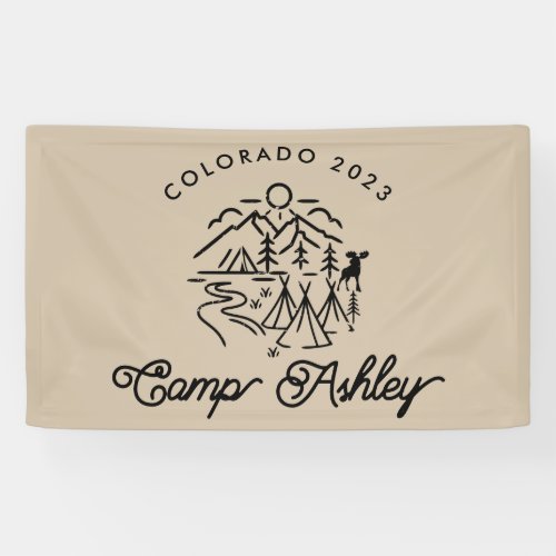 Camp Bachelorette Custom Banner