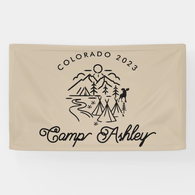 Camp Bachelorette Custom Banner (Horizontal)
