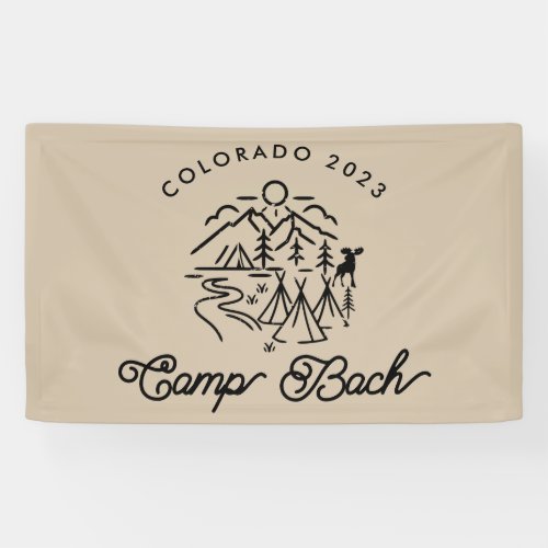 Camp Bachelorette Custom Banner