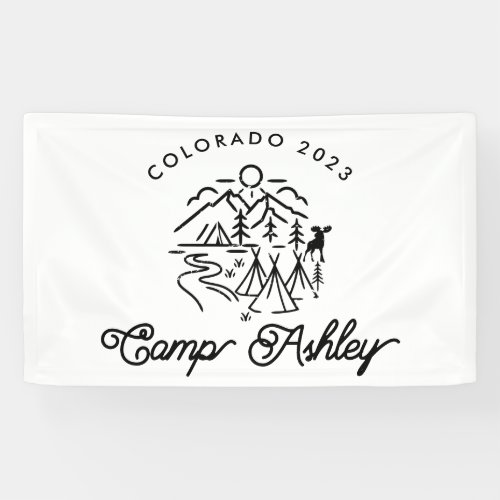 Camp Bachelorette Custom Banner