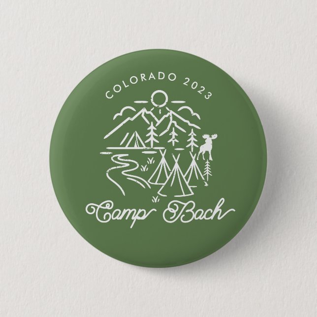 Camp Bachelorette Custom Button (Front)
