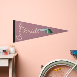 Camp Bachelorette Decor  Pennant Flag